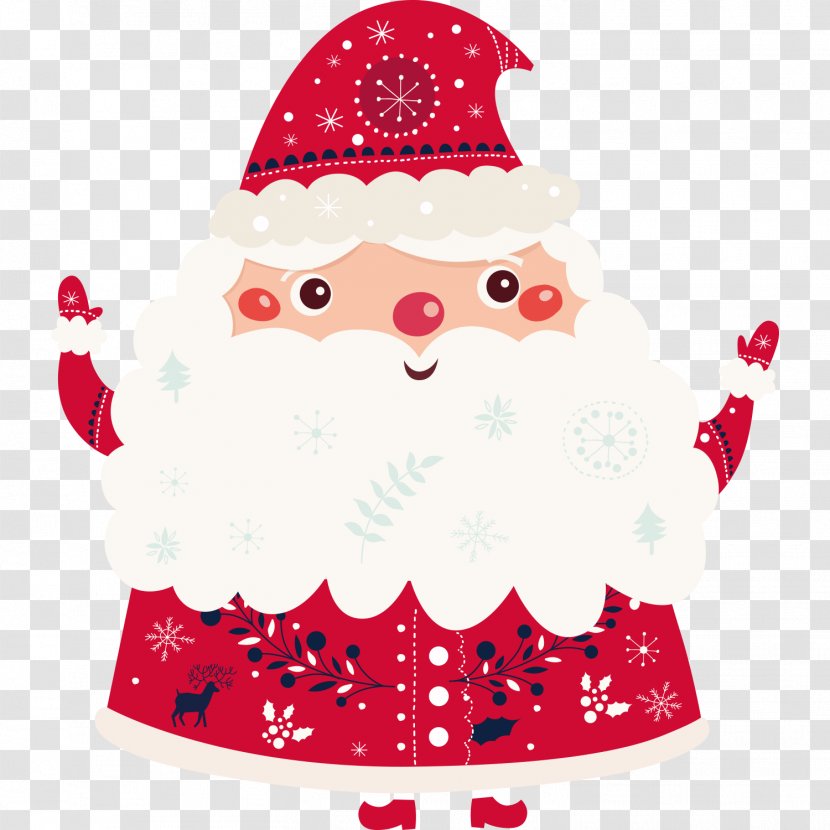 Santa Claus Christmas - Fictional Character - Cartoon Flat Transparent PNG