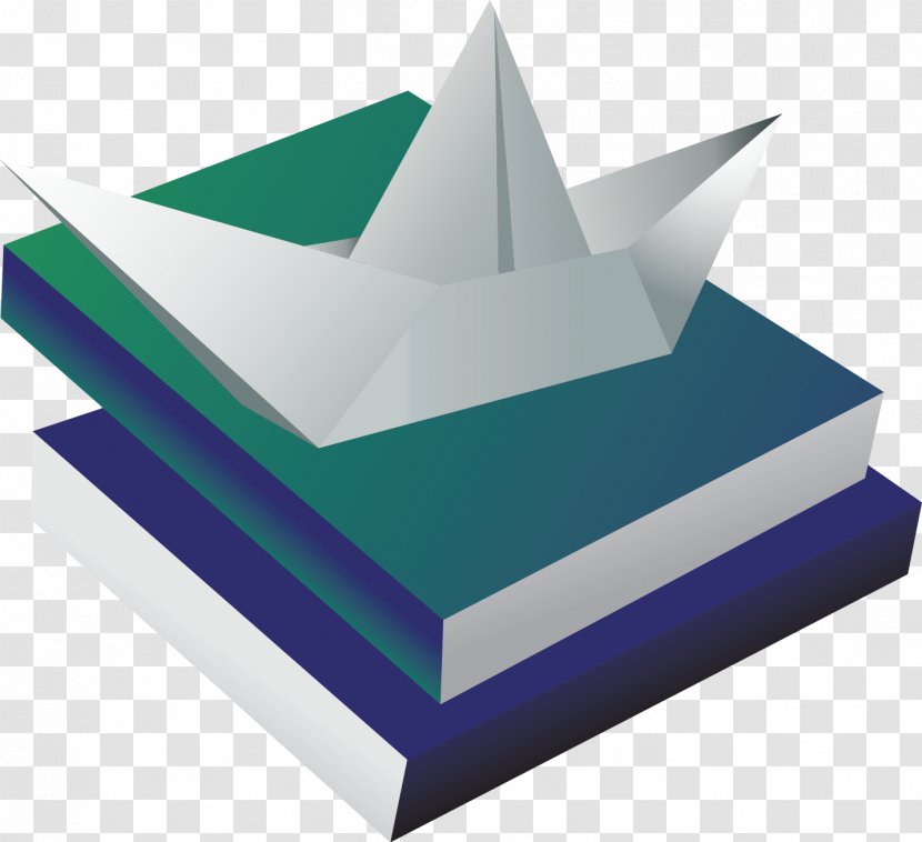 Book Paper Boat - On The Books Transparent PNG