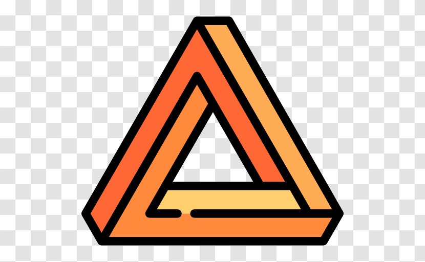 Penrose Triangle Shape - Signage - Geometric Shapes Transparent PNG