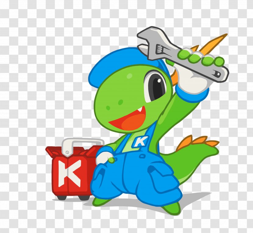 Konqi KDE Chakra Computer Software Desktop Environment - Technology - Practical Utility Transparent PNG