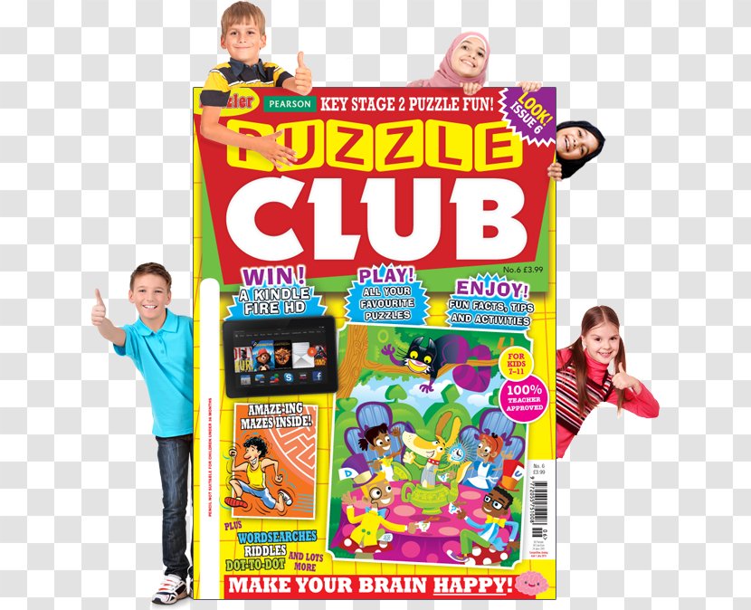 Puzzle Club Toy London Magazine Paperback - School - Bjj Transparent PNG