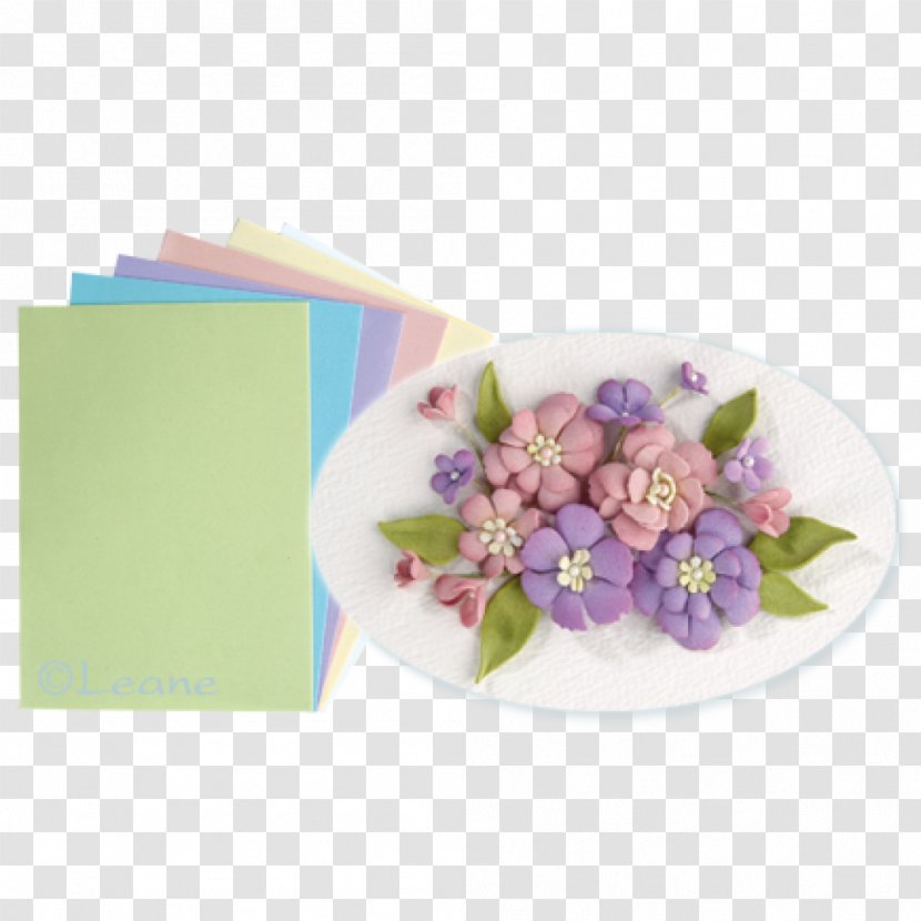 Flower Paper Foam Color Craft - Purple - Pastel Transparent PNG