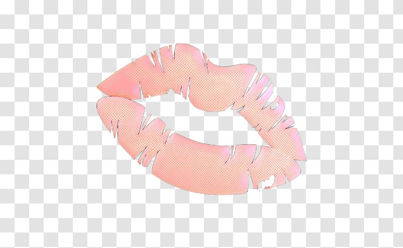 Pink Lip Hand Neck Fashion Accessory - Tshirt - Sleeve Transparent PNG