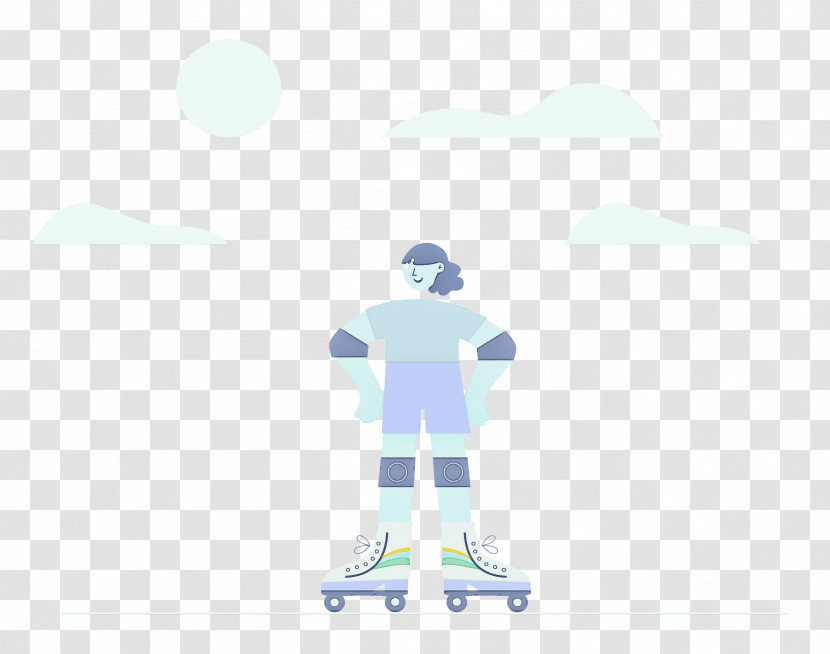 Roller Skating Sports Outdoor Transparent PNG