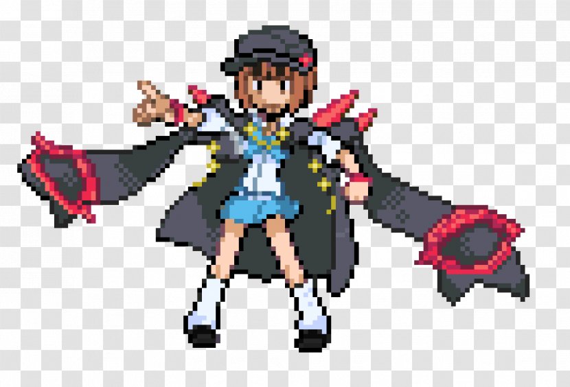 Mako Mankanshoku Pixel Art Fight Club 2 Satsuki Kiryuin - Watercolor - Youtube Transparent PNG