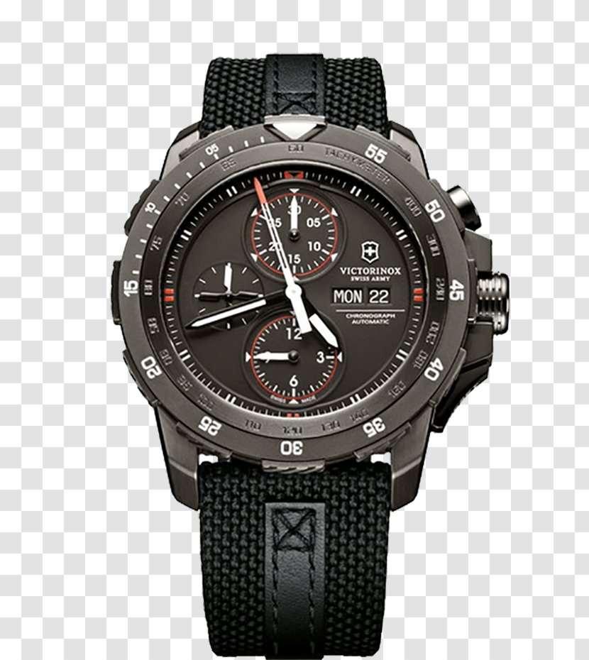 Alpnach Victorinox Chronograph Automatic Watch Swiss Armed Forces Transparent PNG