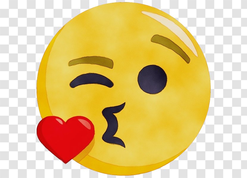 Emoticon - Yellow - Happy Nose Transparent PNG