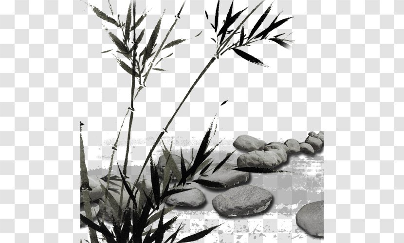 Landscape Painting - Stone Claims Chinese Wind Material Transparent PNG