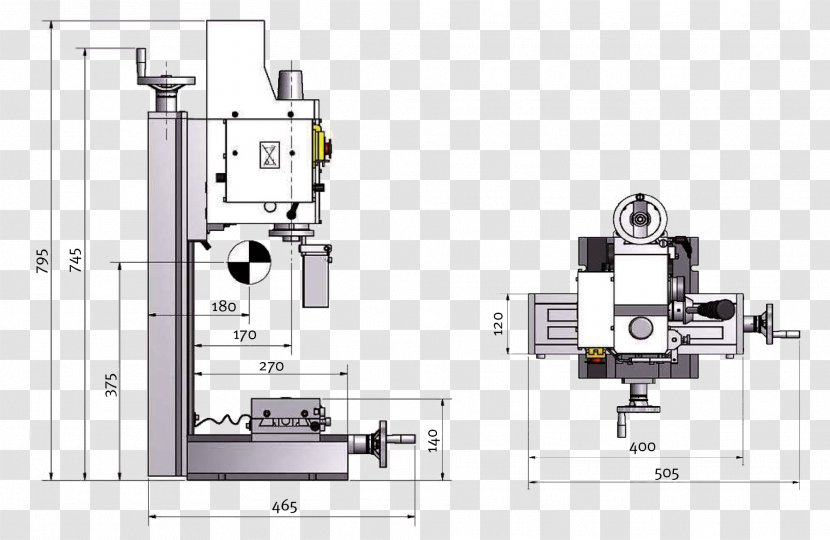 Machine Tool Engineering Floor Plan Line - Hardware Accessory Transparent PNG