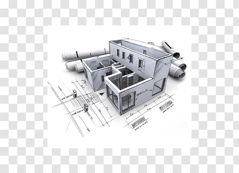 AutoCAD Architecture Architectural Drawing 2D Computer Graphics - Blueprint - Building Transparent PNG