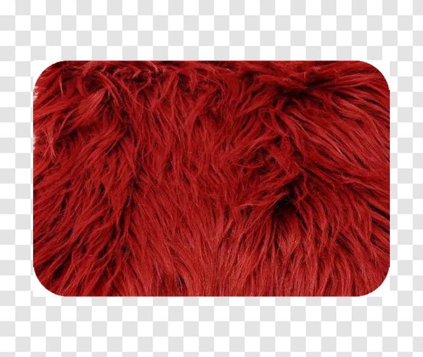 Fake Fur Red Fox Shag - Textile Transparent PNG