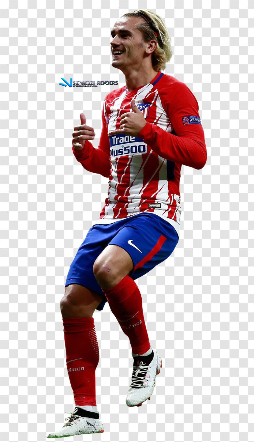 Antoine Griezmann Atlético Madrid Real C.F. Copa Del Rey Football - Player Transparent PNG