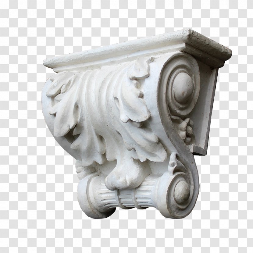 Corbel Architecture Keystone Vault Wall - Stone - Acanthus Transparent PNG