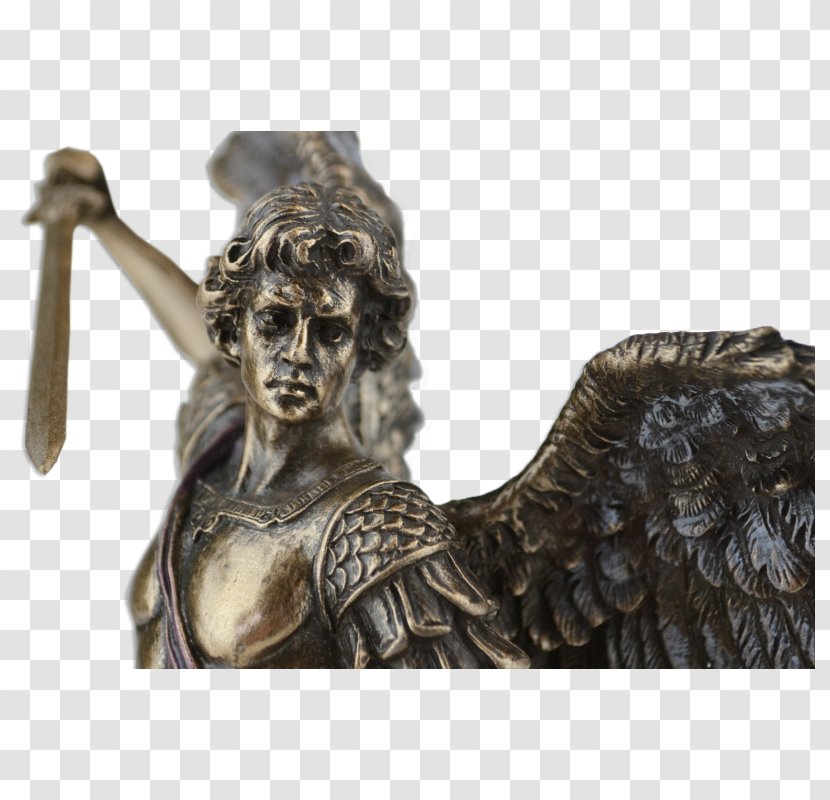 Bronze Sculpture Classical Classicism - Saint Michael Transparent PNG