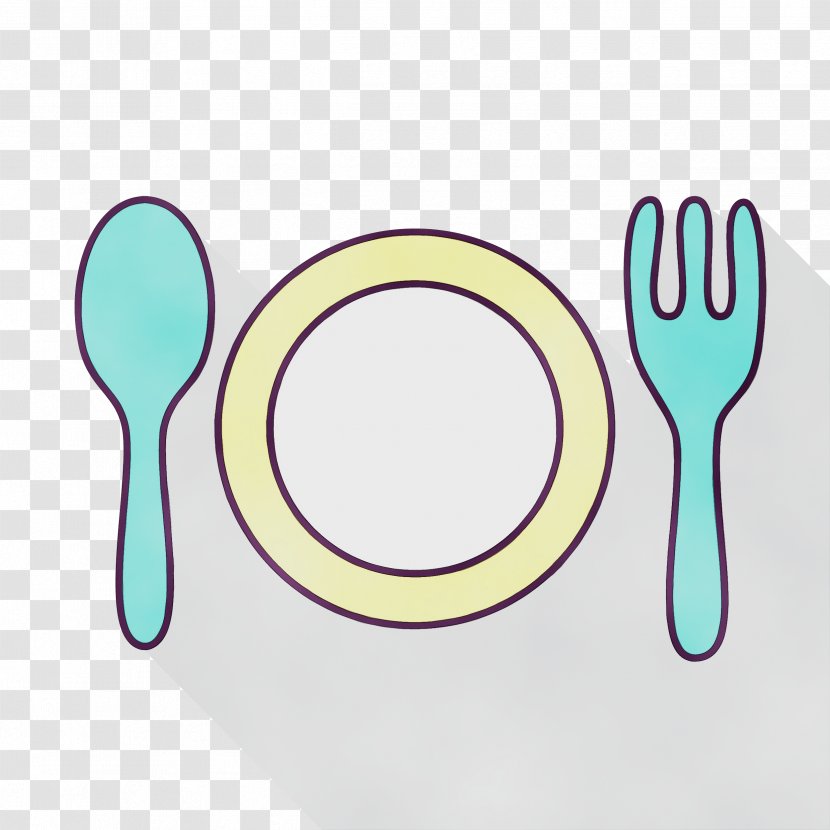 Wooden Spoon - Wet Ink - Plate Transparent PNG