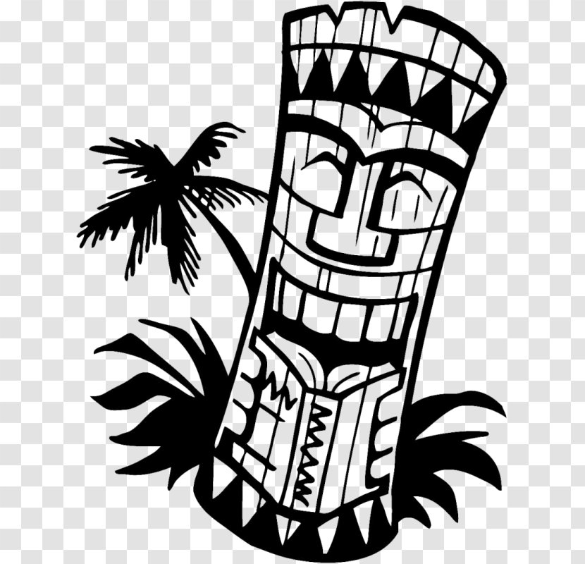 Hawaiian Language Clip Art Tiki Openclipart - Cuisine Of Hawaii - Native Transparent PNG