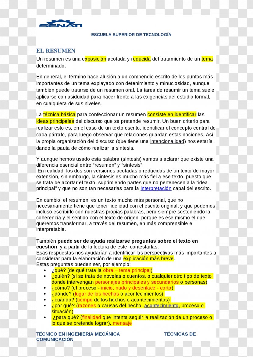 Document Line - Yellow Transparent PNG