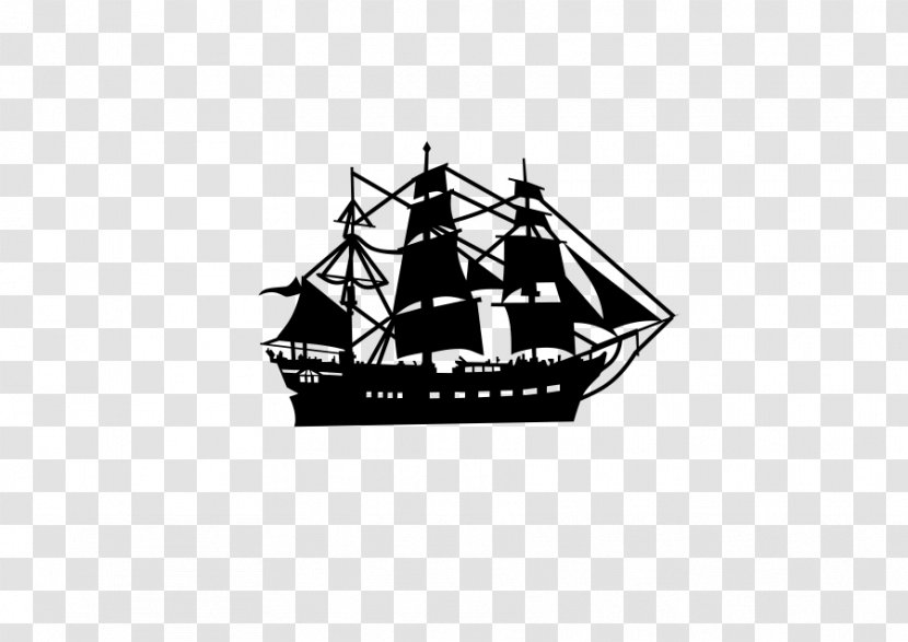 Tall Ship Boat Sailing Clip Art - Caravel - Pirate Image Transparent PNG