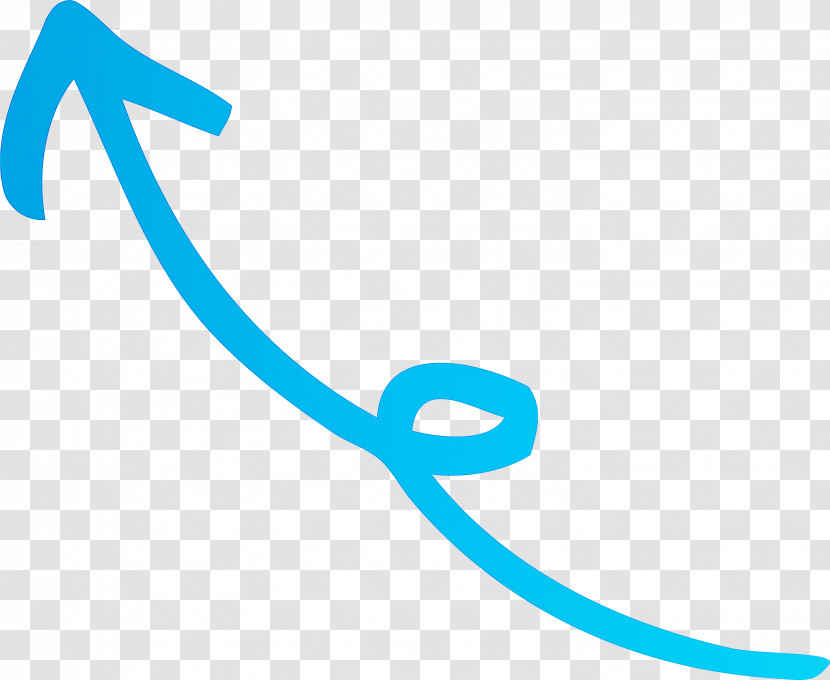 Curved Arrow Transparent PNG