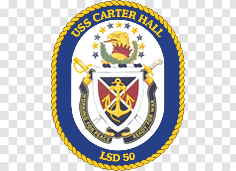 United States Navy USS Carter Hall (LSD-50) Dock Landing Ship Wasp - Symbol Transparent PNG