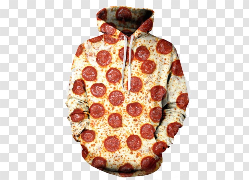 Hoodie Pizza Pepperoni Bluza T-shirt - Sleeve Transparent PNG