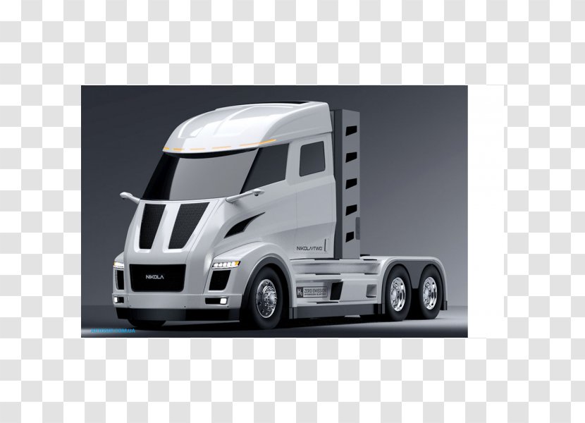 Tesla Semi Electric Vehicle Motors Car Nikola Motor Company - Automotive Design Transparent PNG