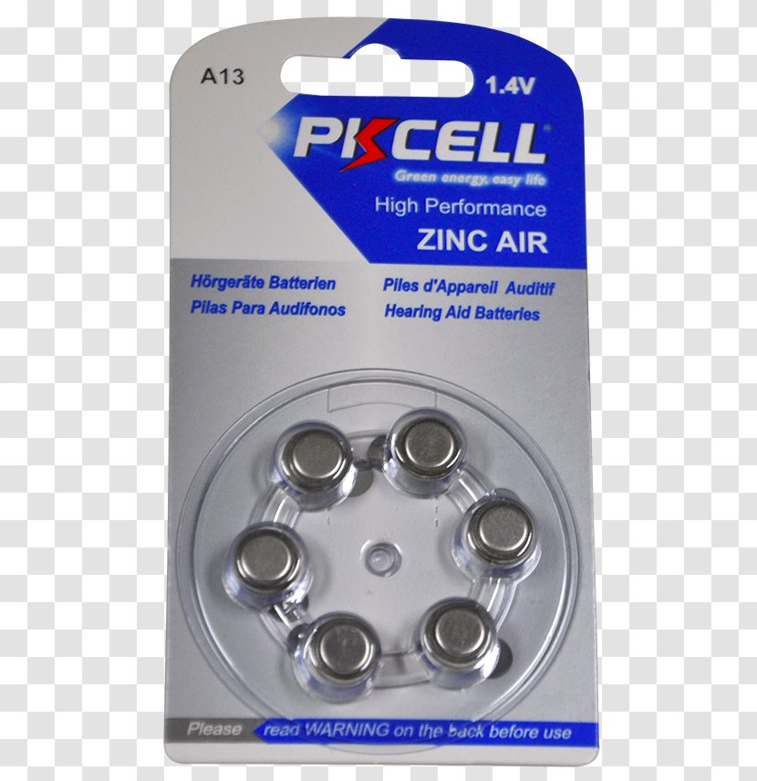 Zinc–air Battery Electric Hearing Aid Rechargeable - Electronics Accessory - Button Cell Transparent PNG