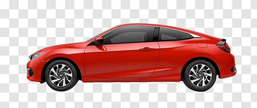 2018 Honda Civic Coupe Compact Car Coupé - 2 Door - Winding Curve Transparent PNG