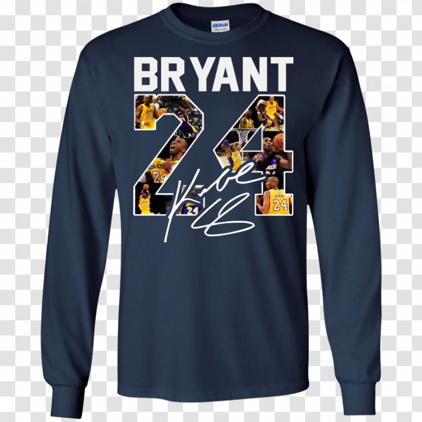 T-shirt Hoodie Clothing Sleeve - Outerwear - Kobe Bryant Transparent PNG