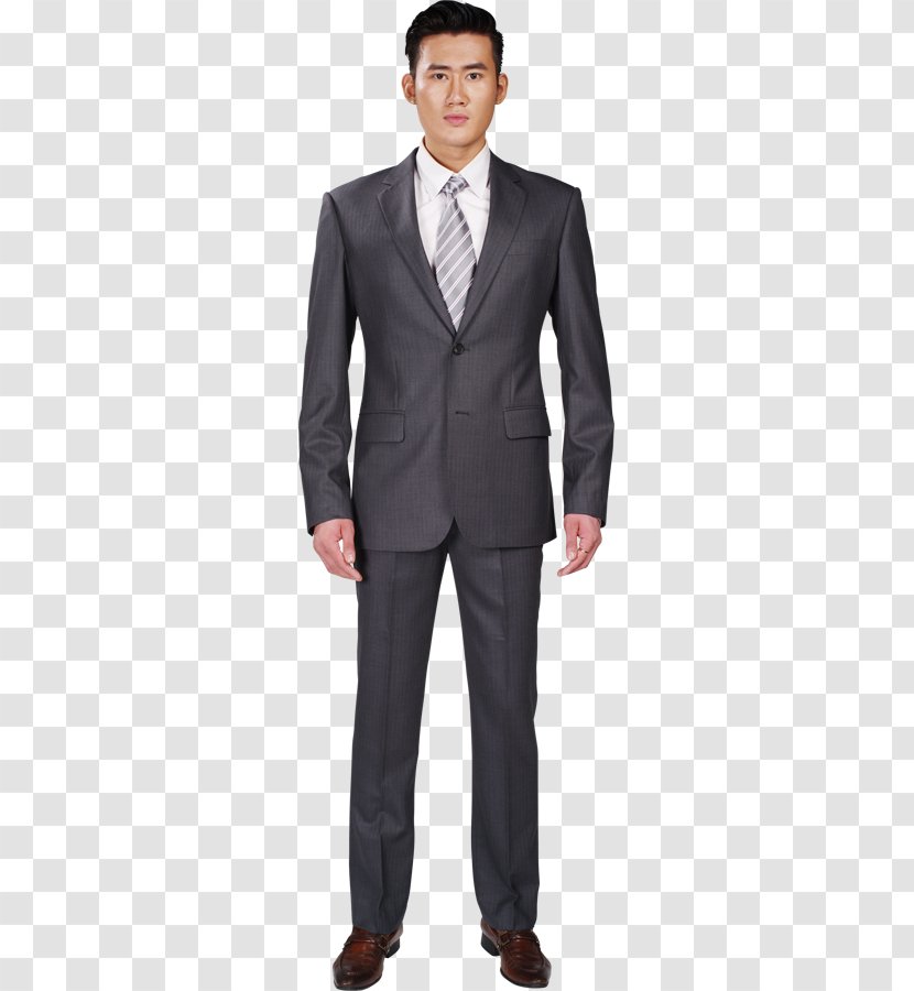 Tuxedo M. Business - M - Gray Suit Transparent PNG