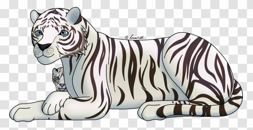 White Tiger Drawing Bengal Sketch - Zebra Transparent PNG