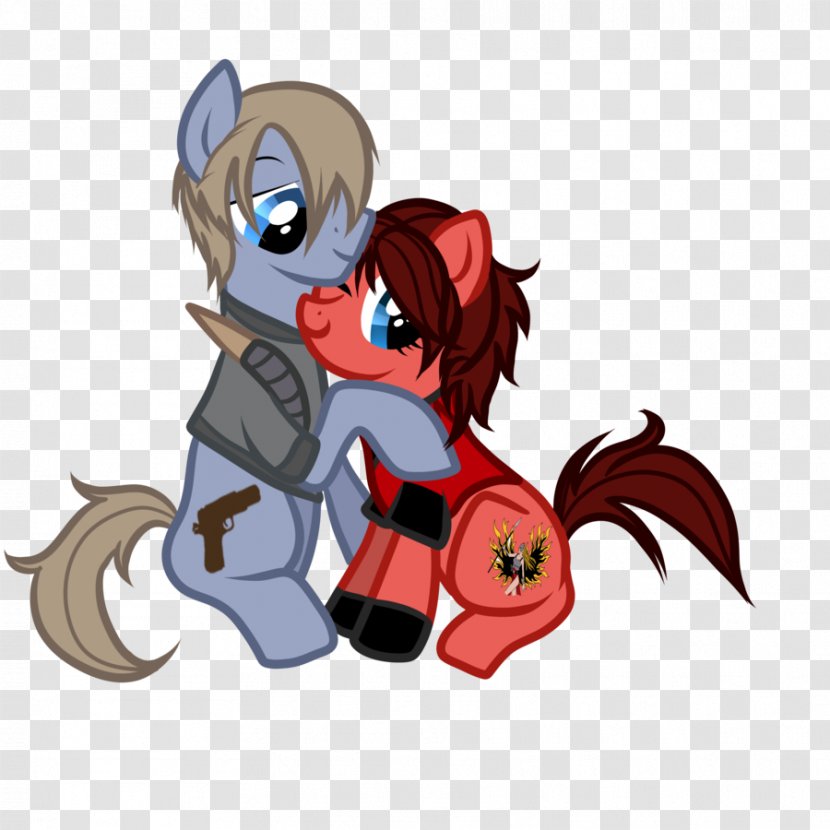 Pony Leon S. Kennedy Claire Redfield Chris Resident Evil 2 - Cartoon - Horse Transparent PNG