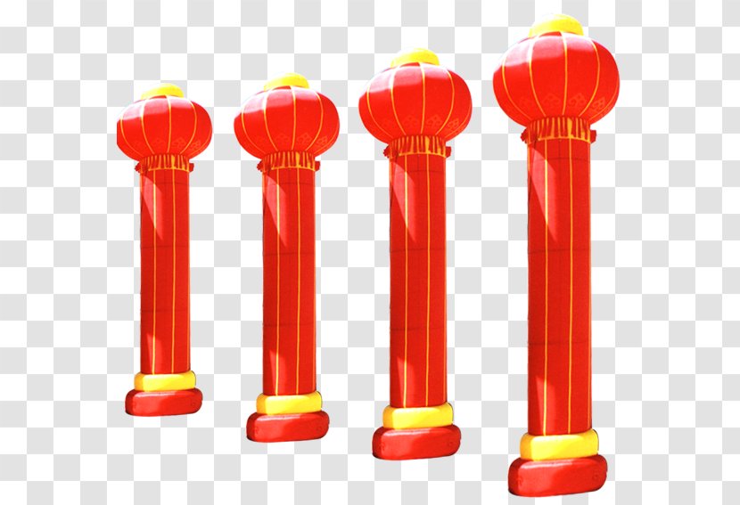 Inflatable Designer Google Images - Lanterns Column Transparent PNG