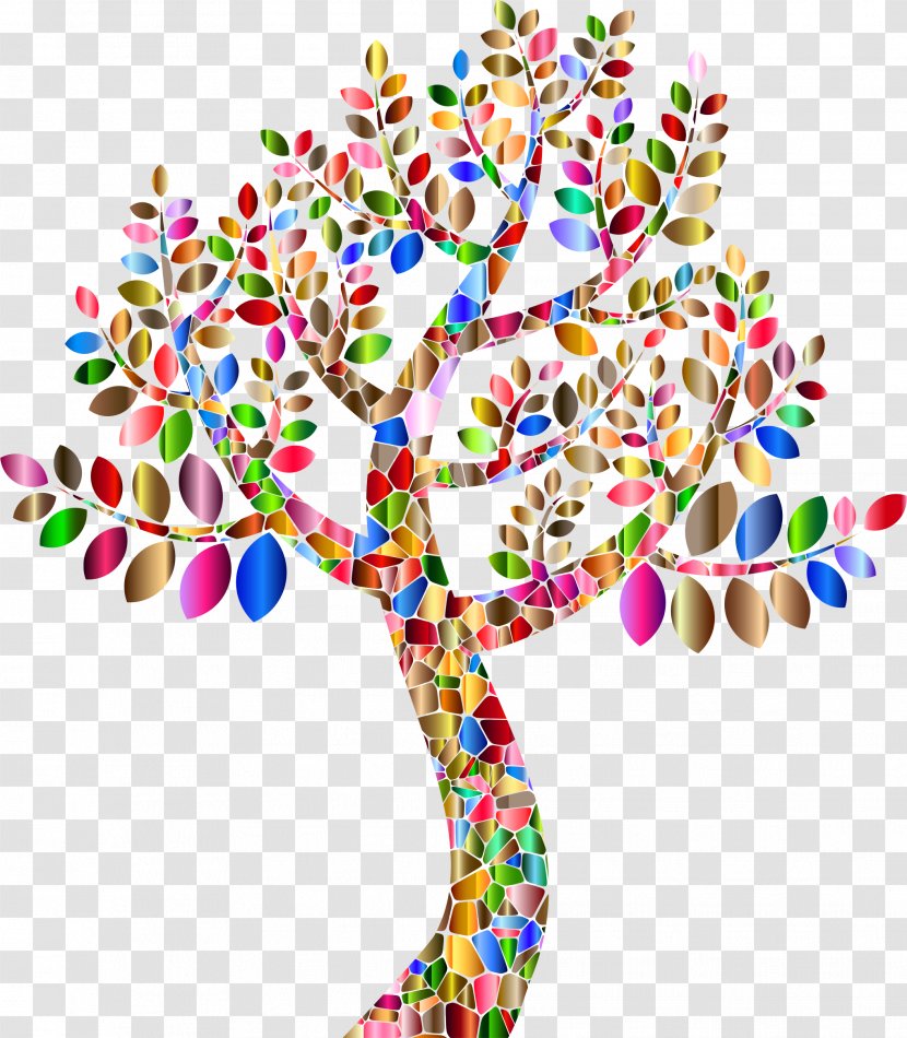 Tree Rainbow Color Clip Art - Forrest Transparent PNG