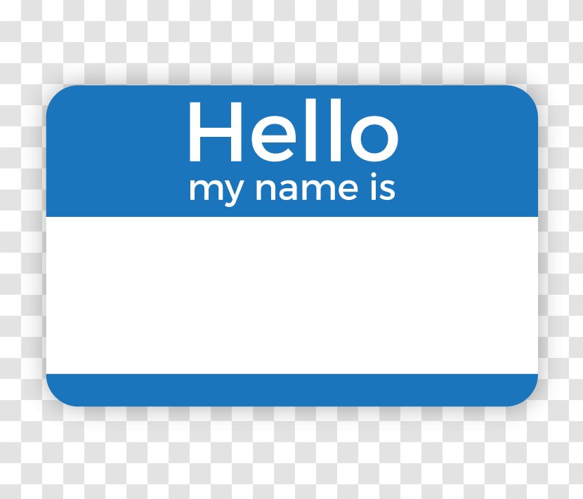 Name Tag Badge Template Printing Label - Metal - Free Creative Buckle Transparent PNG