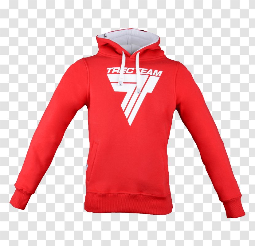 Hoodie Tracksuit T-shirt Bluza Jacket - Red Transparent PNG