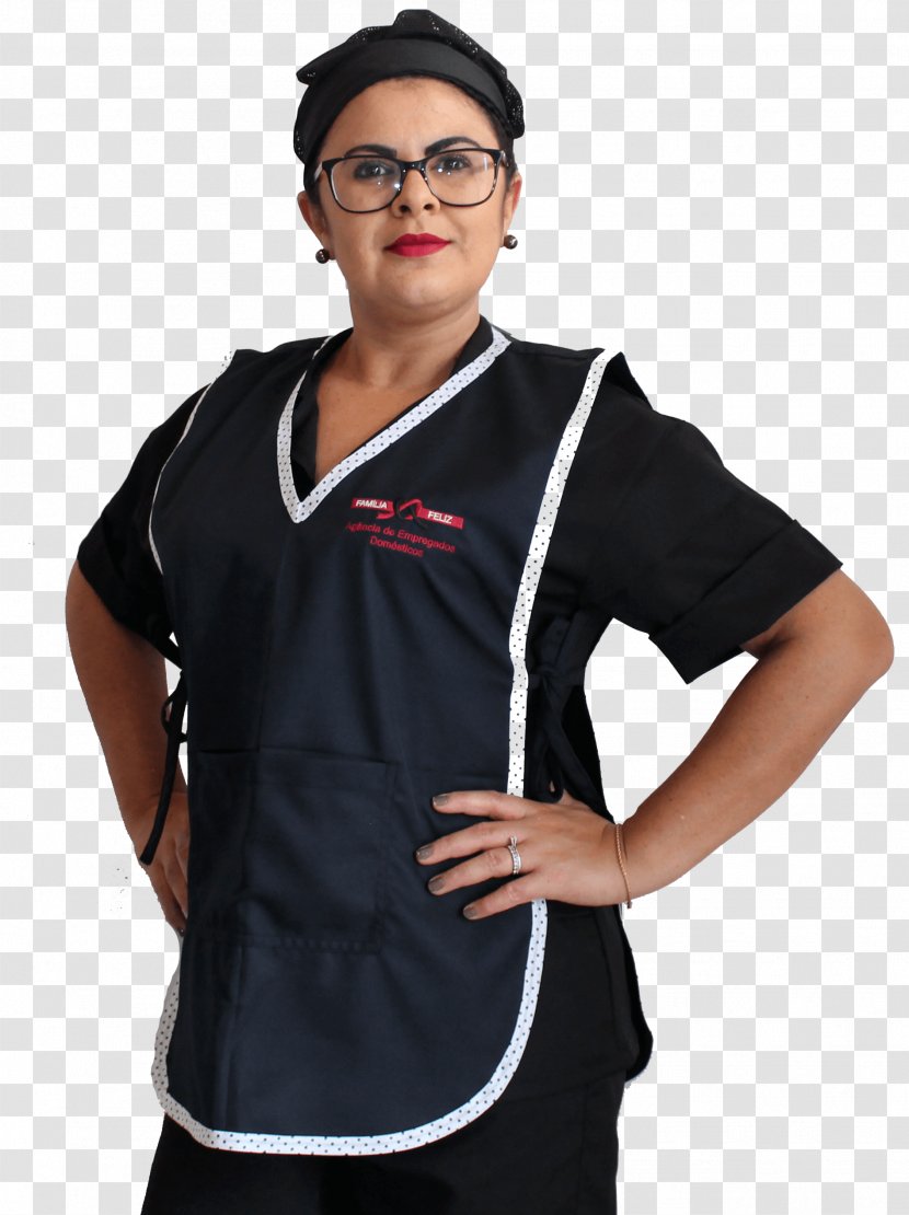 T-shirt Sleeve Robe Uniform Domestic Worker - Empregada Domestica Transparent PNG