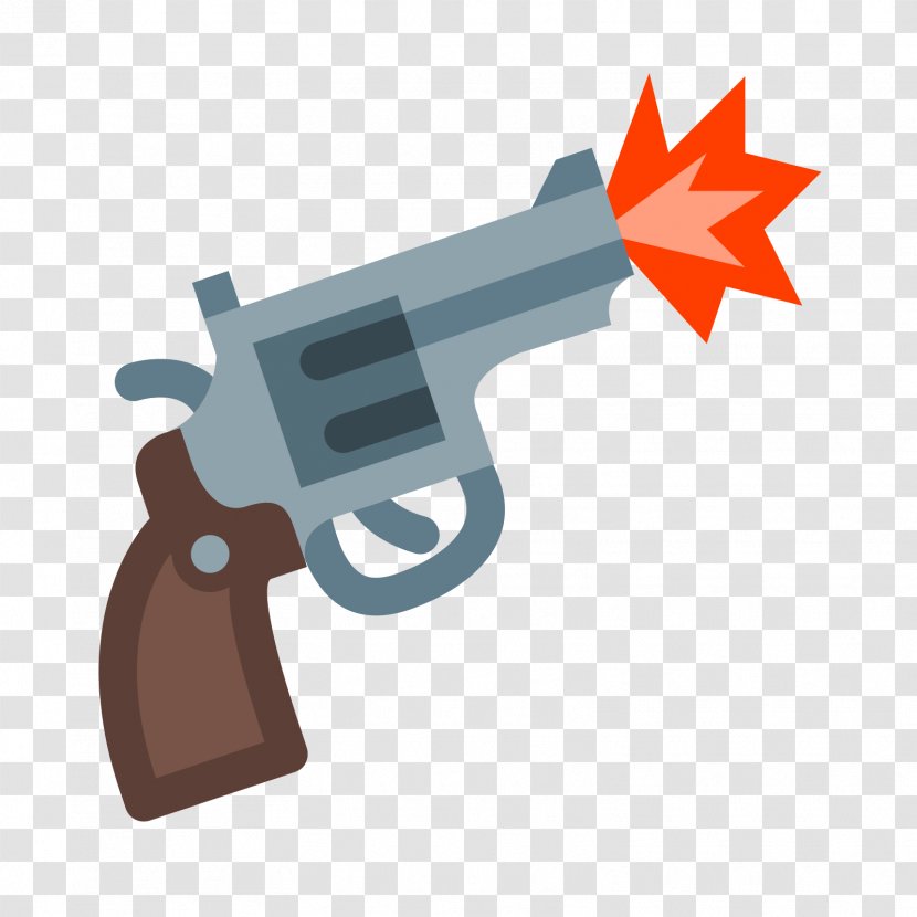 Weapon Firearm Pistol - Heart - Gun Fire Transparent PNG