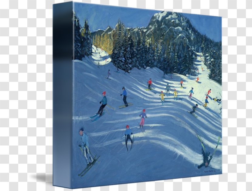 Painting Canvas Print Skiing Sport - Sports Equipment - Slopes Transparent PNG