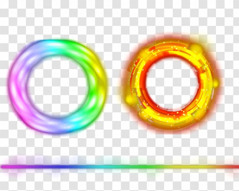 Yellow Aperture - Symbol - Digital Technology Gorgeous Aura Transparent PNG