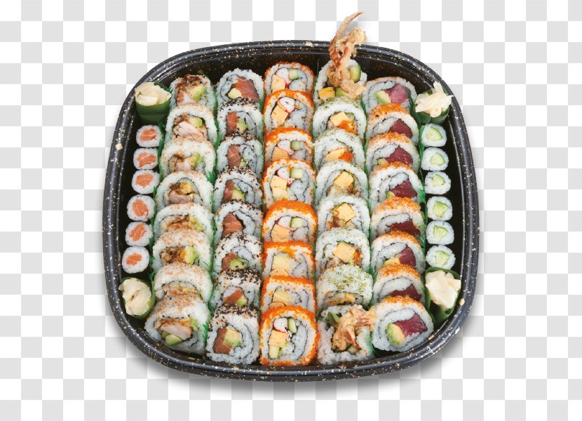 California Roll Gimbap Sushi Side Dish 07030 - Cuisine Transparent PNG