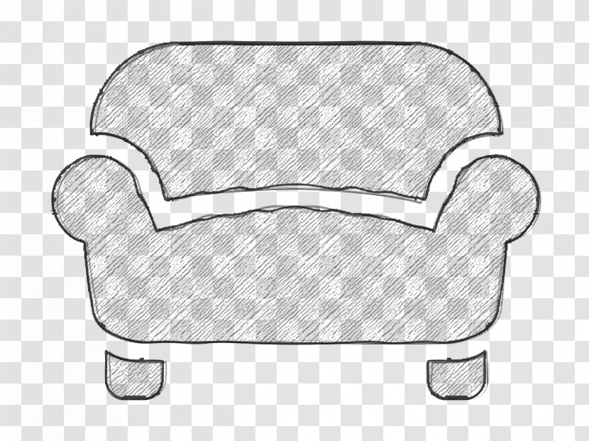 Icon Sofa Icon Sofa With Armrest Icon Transparent PNG