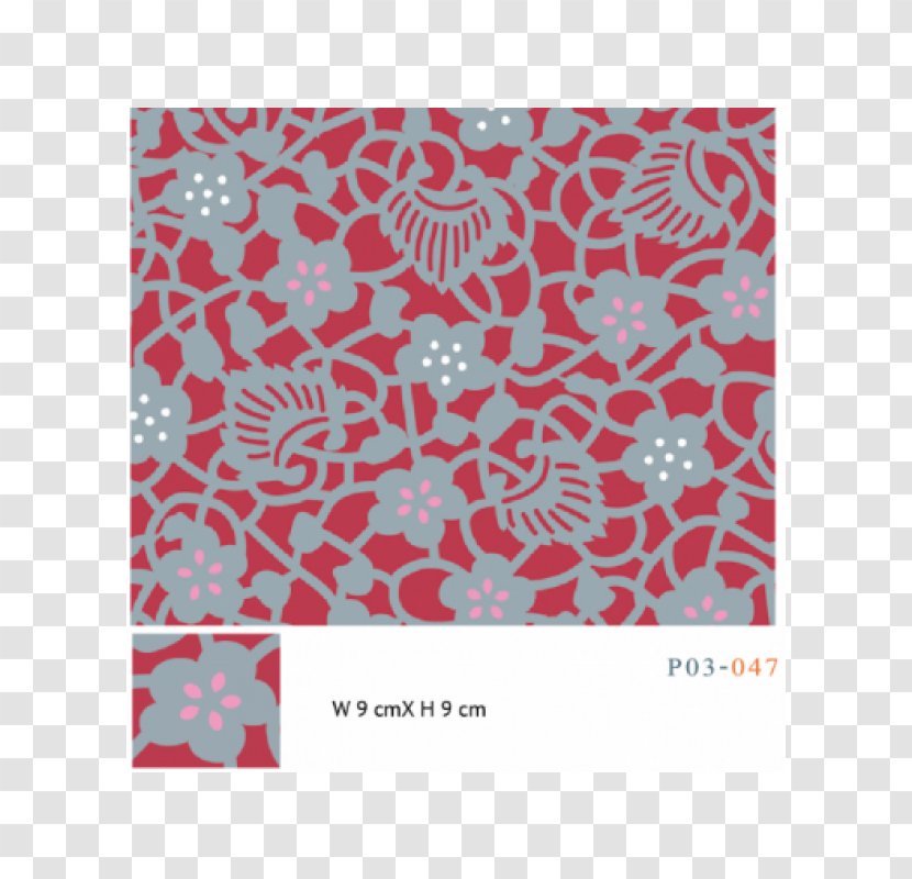 Textile Red Place Mats Pattern - Fabric - Bodhi Tree Transparent PNG