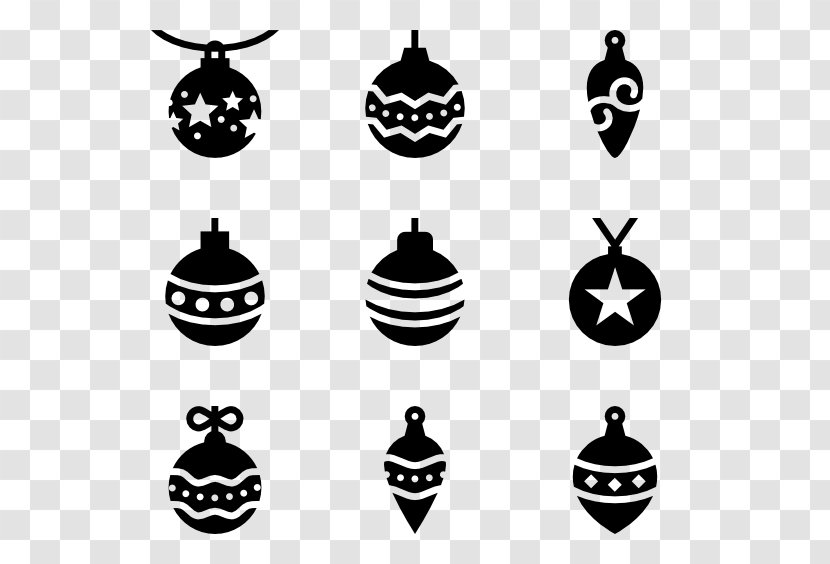 Christmas Ornament Ball - Monochrome - Fill Pattern Transparent PNG