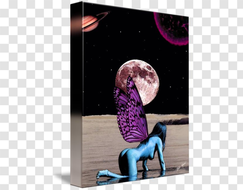 Art Moon - Purple - Stary Night Transparent PNG