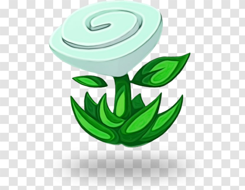 Green Leaf Logo Plant Symbol Transparent PNG