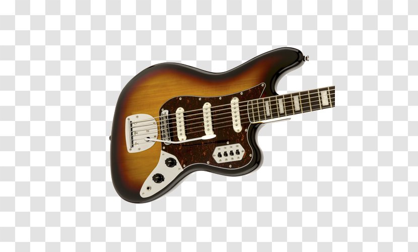 Fender Precision Bass Jaguar Baritone Custom Stratocaster - Flower - Guitar Transparent PNG