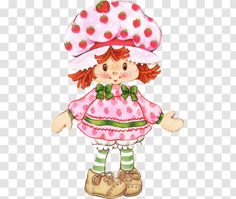 Paper Doll Strawberry Shortcake Tart - Greeting Note Cards Transparent PNG