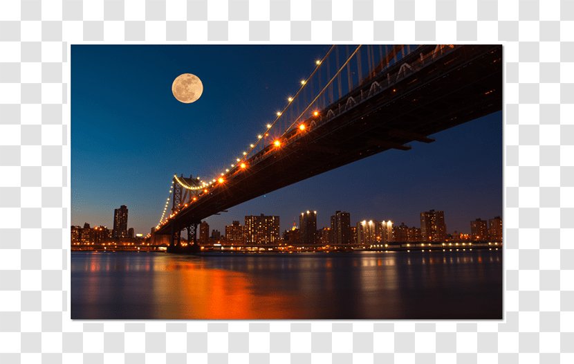 Manhattan Bridge Brooklyn Lower Ed Koch Queensboro - Downtown Transparent PNG