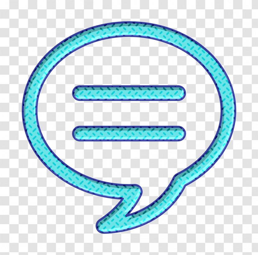 Interface Icon Message In A Speech Bubble Icon Computer And Media 1 Icon Transparent PNG